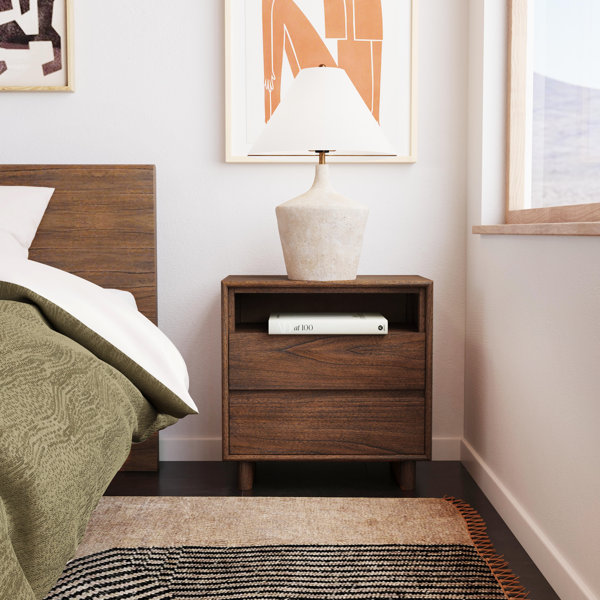 Horizon 2 Drawer Nightstand AllModern